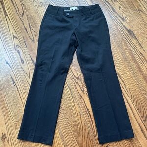 Banana Republic Jackson Fit Black Straight-Leg Dress Pants size 10 Petite